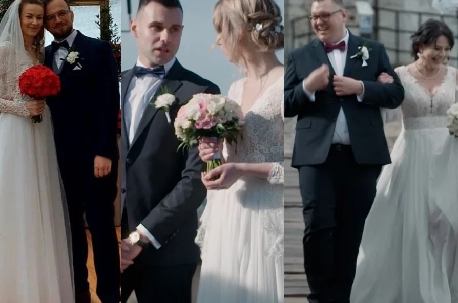 Pary z ostatniej edycji "Ślubu od pierwszego wejrzenia" /facebook.com/slubodpierwszegowejrzeniaTVN/