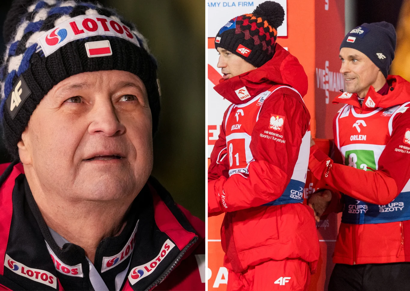 Apoloniusz Tajner, Kamil Stoch i Piotr Żyła