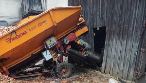 Maszyna sortująca przygniotła mężczyznę