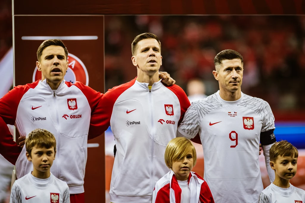 Od lewej: Jan Bednarek, Wojciech Szczęsny, Robert Lewandowski Od lewej: Jan Bednarek, Wojciech Szczęsny, Robert Lewandowski