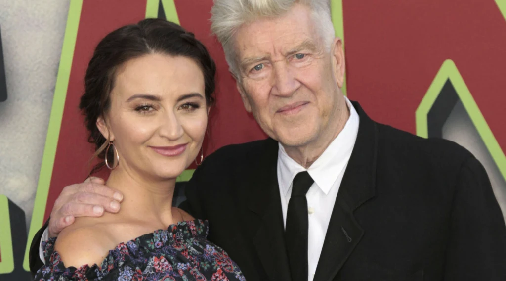 David Lynch z żoną