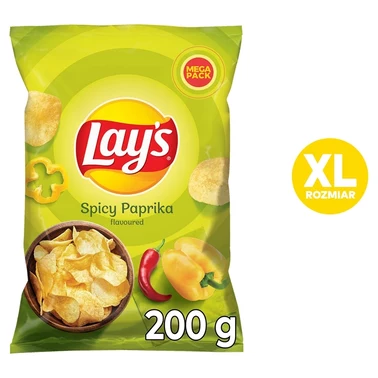 Lay's Chipsy ziemniaczane o smaku pikantnej papryki 200 g - 0