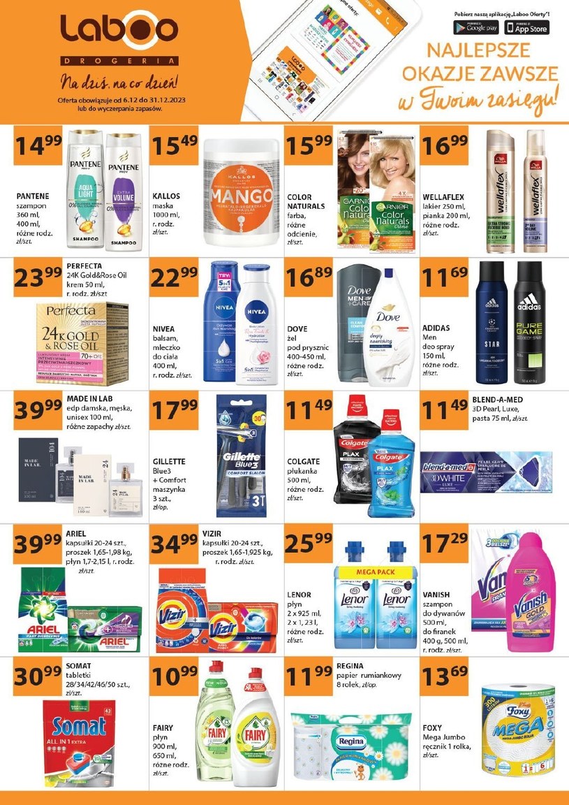 Gazetka promocyjna Drogerie Laboo - ważna od 06. 12. 2023 do 31. 12. 2023
