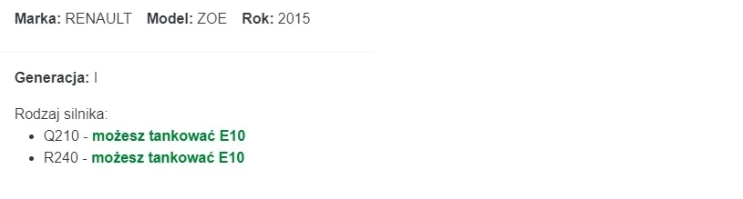 Paliwo E10 do elektryka? To coś nowego Paliwo E10 do elektryka? To coś nowego