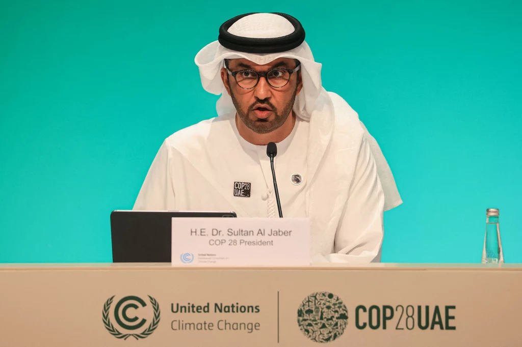 Sultan Al Jaber na szczycie klimatu w Dubaju