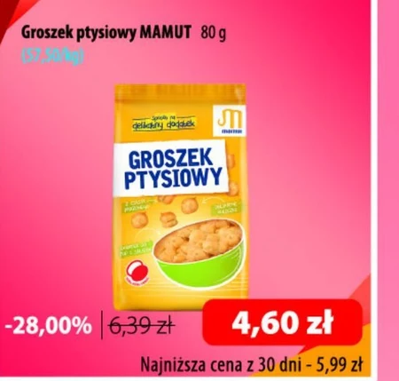 Mamut Groszek ptysiowy 80 g