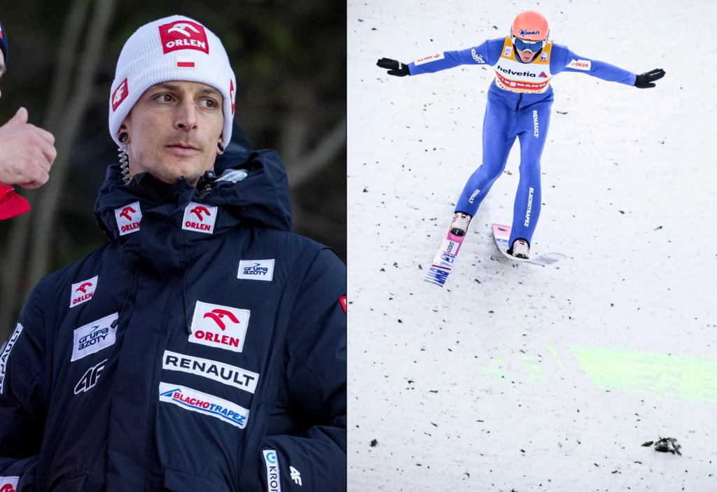 Skoki narciarskie - Puchar Świata. Na zdjęciu trener reprezentacji Polski Thomas Thurnbichler oraz Dawid Kubacki Skoki narciarskie - Puchar Świata. Na zdjęciu trener reprezentacji Polski Thomas Thurnbichler oraz Dawid Kubacki
