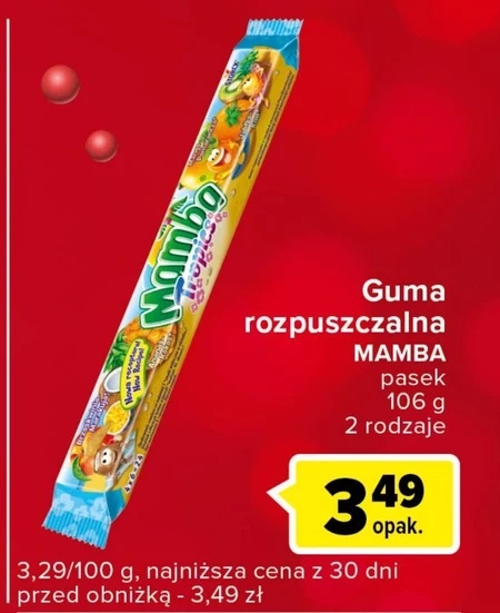 Guma rozpuszczalna Mamba