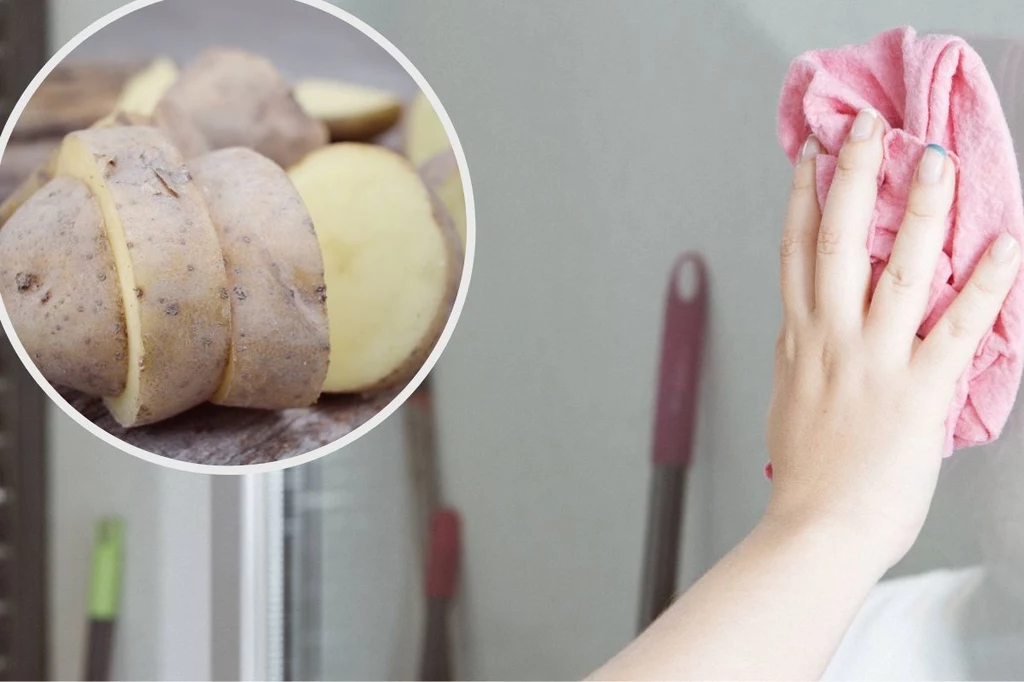 Surowe ziemniaki mają swoje zastosowanie podczas sprzątania. Wypolerujesz nimi np. lustra czy szyby