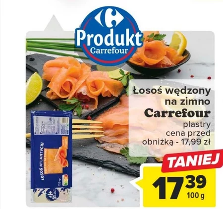 Łosoś wędzony Carrefour