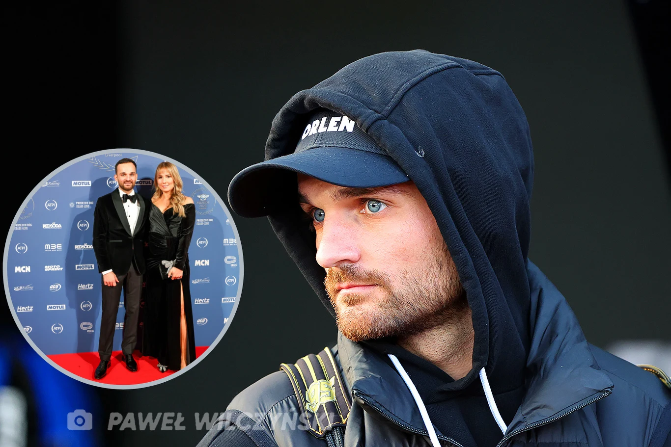 Bartosz Zmarzlik z żoną Sandrą