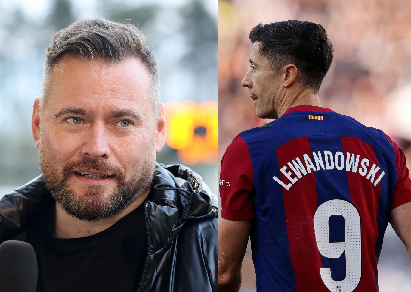 Krzysztof Stanowski i Robert Lewandowski Krzysztof Stanowski i Robert Lewandowski