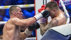 Mateusz Masternak (z lewej) tu w walce z Adamem Balskim