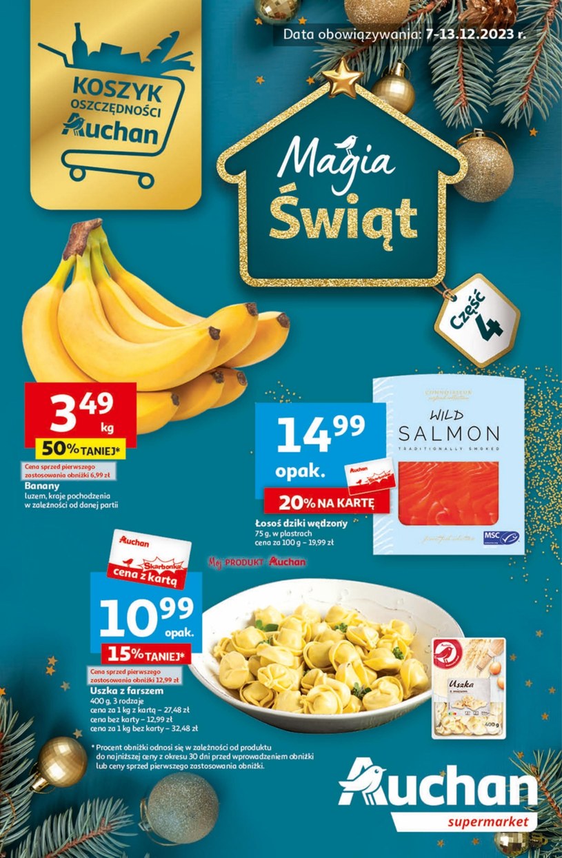 Gazetka promocyjna Auchan Supermarket - ważna od 07. 12. 2023 do 13. 12. 2023