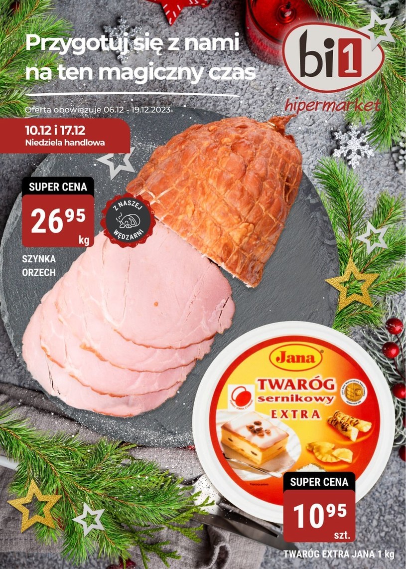 Gazetka promocyjna bi1 - ważna od 06. 12. 2023 do 19. 12. 2023
