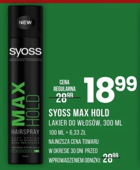 Lakier do włosów Syoss