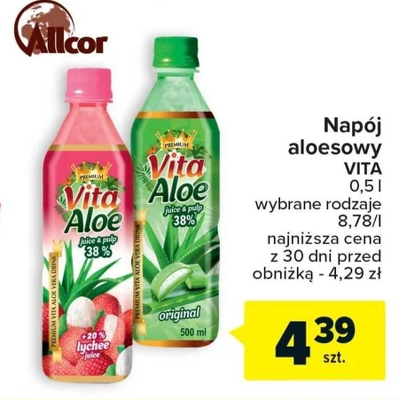 Napj aloesowy Vita Aloe - promocja Carrefour - Ding.pl