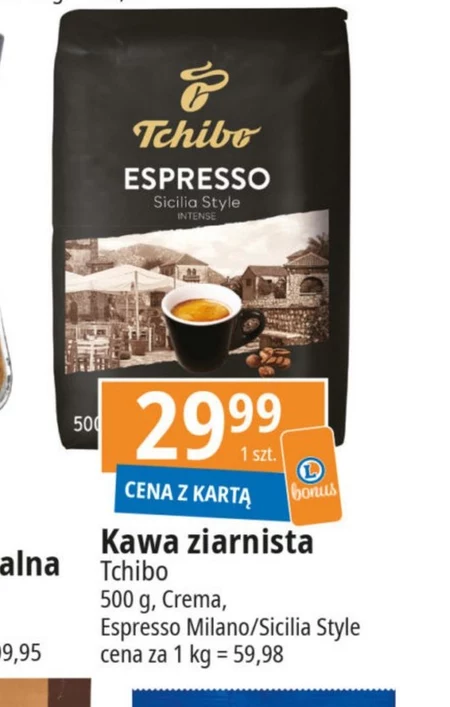 Tchibo Espresso Sicilia Style Intense Roast Kawa palona ziarnista 500 g