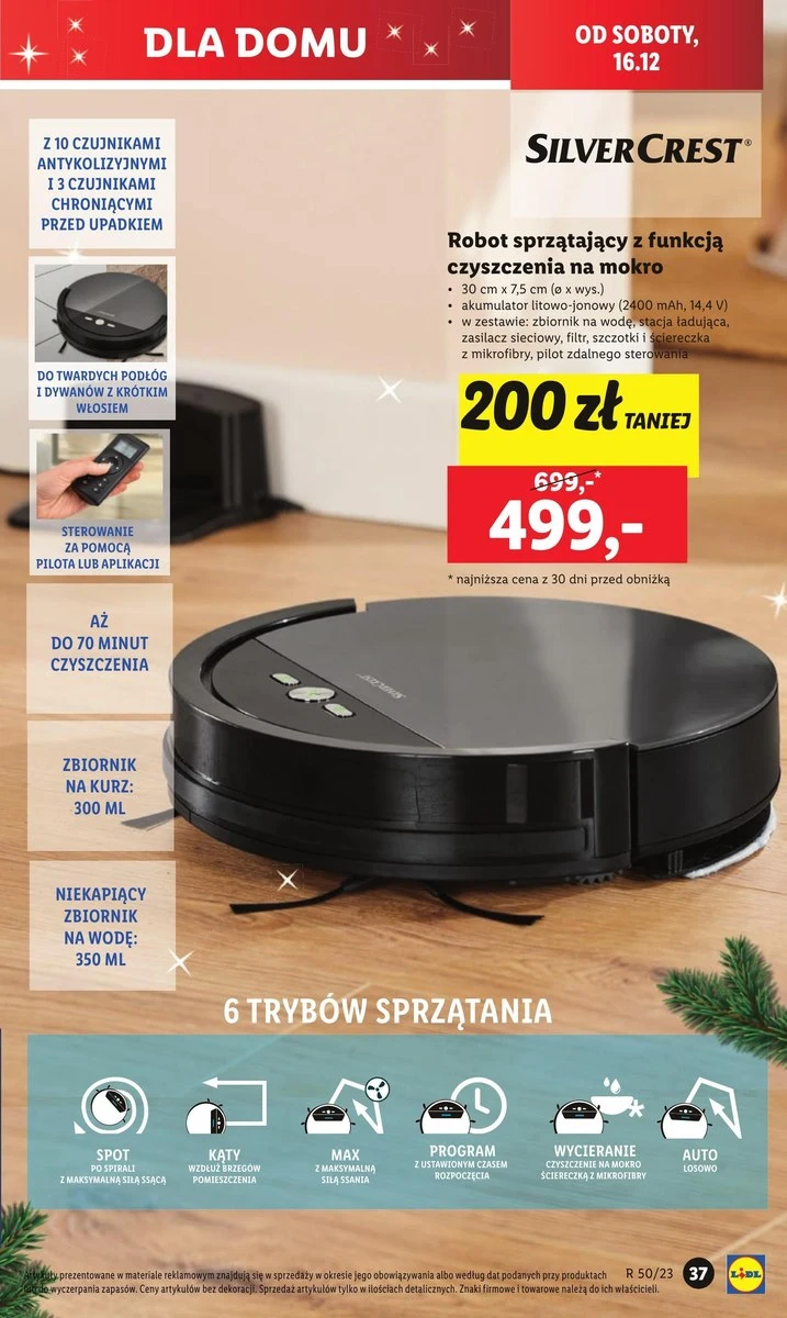 Robota sprzątającego dostaniemy na promocji w Lidlu! Robota sprzątającego dostaniemy na promocji w Lidlu!