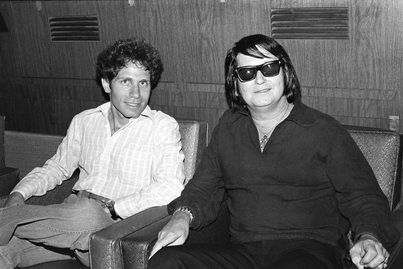 Roy Orbison na zdjęciu z Dennisem Elsasem