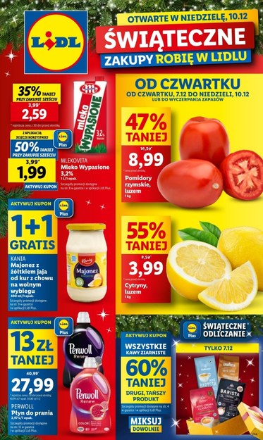 Świąteczne zakupy w Lidlu 