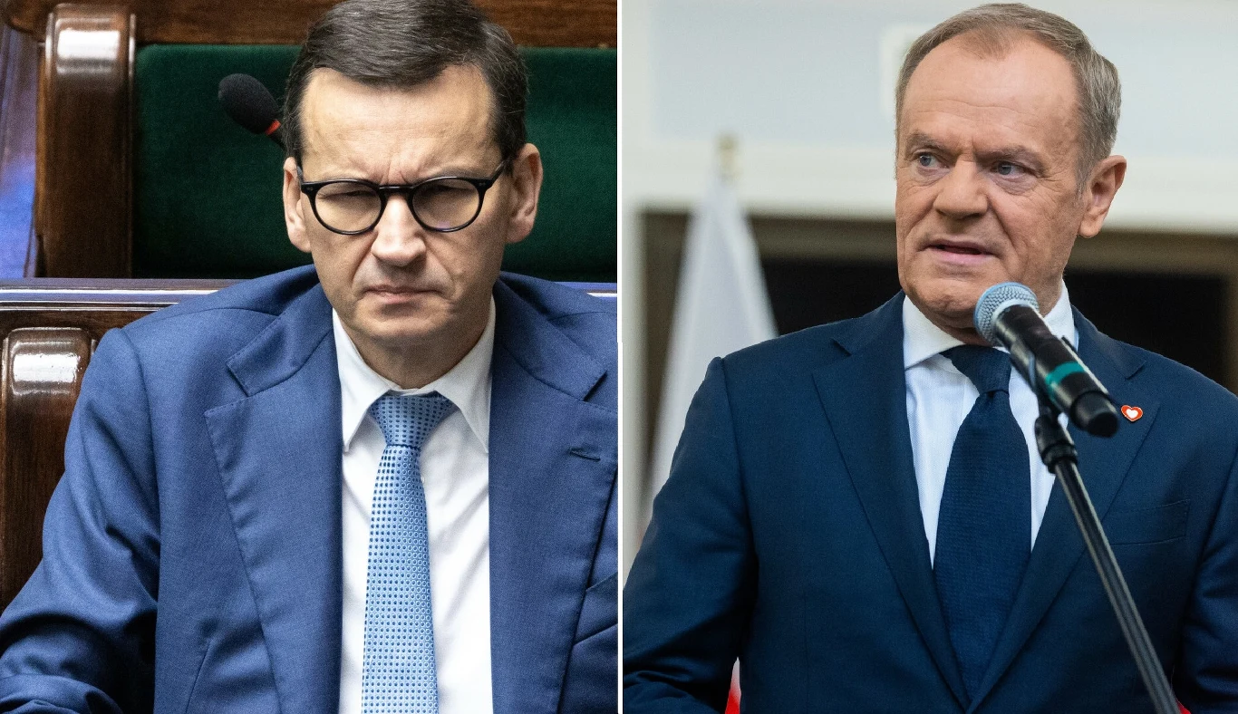 Mateusz Morawiecki i Donald Tusk Mateusz Morawiecki i Donald Tusk