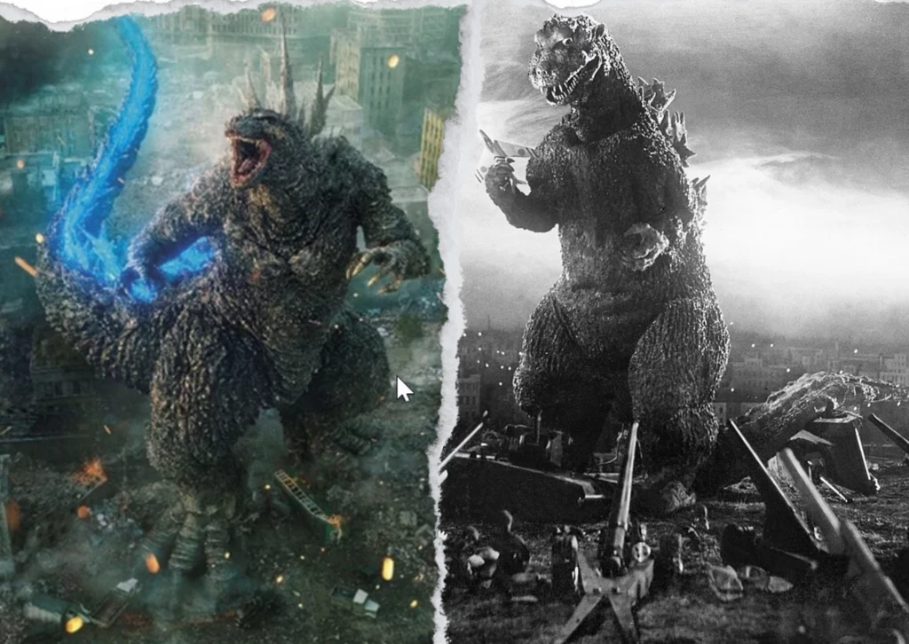 Godzilla Minus Zero i Godzilla z 1954 roku