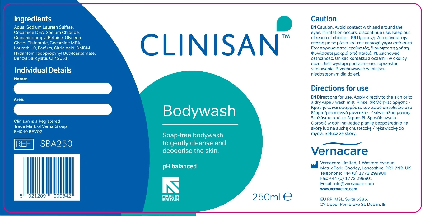 GIS informuje, że produkt Clinisan Bodywash - partie 70911/72326/74542 został wycofany ze sprzedaży/ źródło: GIS