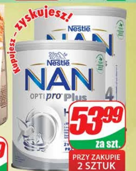 NAN OPTIPRO Plus 1 Mleko początkowe w proszku dla niemowląt od urodzenia 800 g