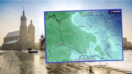 W weekend do Polski przyjdzie ocieplenie. W niedzielę pojawią się niebezpieczne marznące opady. Wyższe temperatury potrwają co najmniej do połowy tygodnia