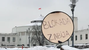 Protest przed Sejmem. Ukraińcy domagali się interwencji