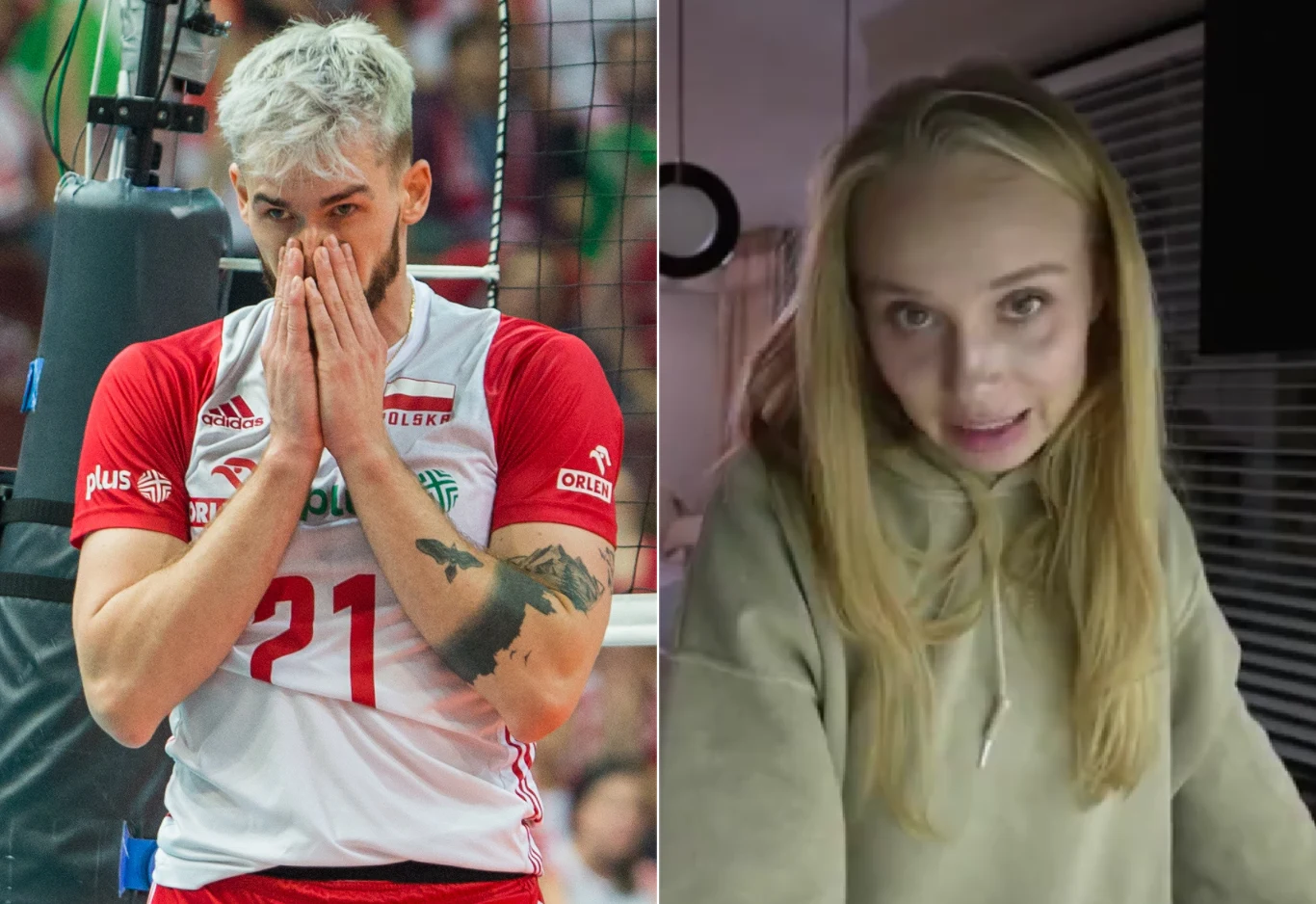 Siatkówka. Na zdjęciu reprezentant Polski Tomasz Fornal oraz jego ukochana - Sylwia Gaczorek Siatkówka. Na zdjęciu reprezentant Polski Tomasz Fornal oraz jego ukochana - Sylwia Gaczorek