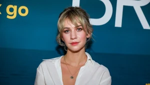 Aleksandra Grabowska na premierze serialu "Bracia"