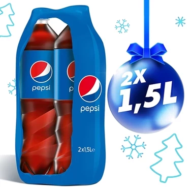 Pepsi Napój gazowany 2 x 1,5 l - 0