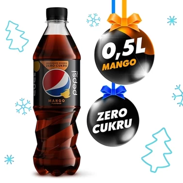 Pepsi-Cola Zero cukru Napój gazowany o smaku mango 500 ml - 2