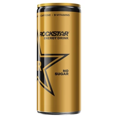 Rockstar Gazowany napój energetyzujący bez cukru 250 ml - 1