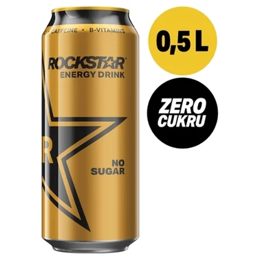 Rockstar Gazowany napój energetyzujący bez cukru 500 ml - 2