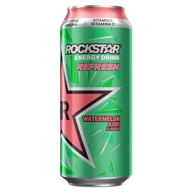 Rockstar Refresh Gazowany napój energetyzujący o smaku arbuza i kiwi 500 ml - 1