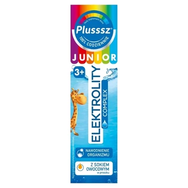 Plusssz Junior Suplement diety elektrolity complex 80 g (20 x 4 g) - 2