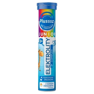 Plusssz Junior Suplement diety elektrolity complex 80 g (20 x 4 g) - 0