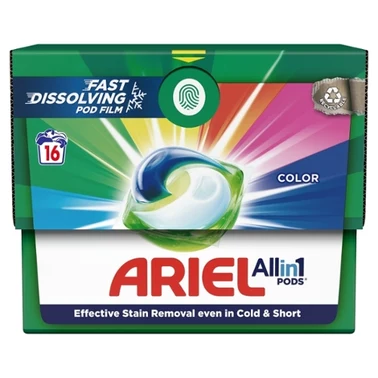 Ariel All-in-1 PODS Kapsułki z płynem do prania, 16prań - 0