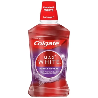 Płyn do płukania jamy ustnej Colgate Max White Purple Reveal 500ml - 1