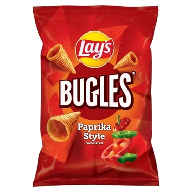 Lay's Bugles Przekąski kukurydziane o smaku papryki 110 g - 0