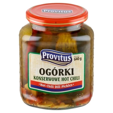 Provitus Ogórki konserwowe hot chili 640 g - 0