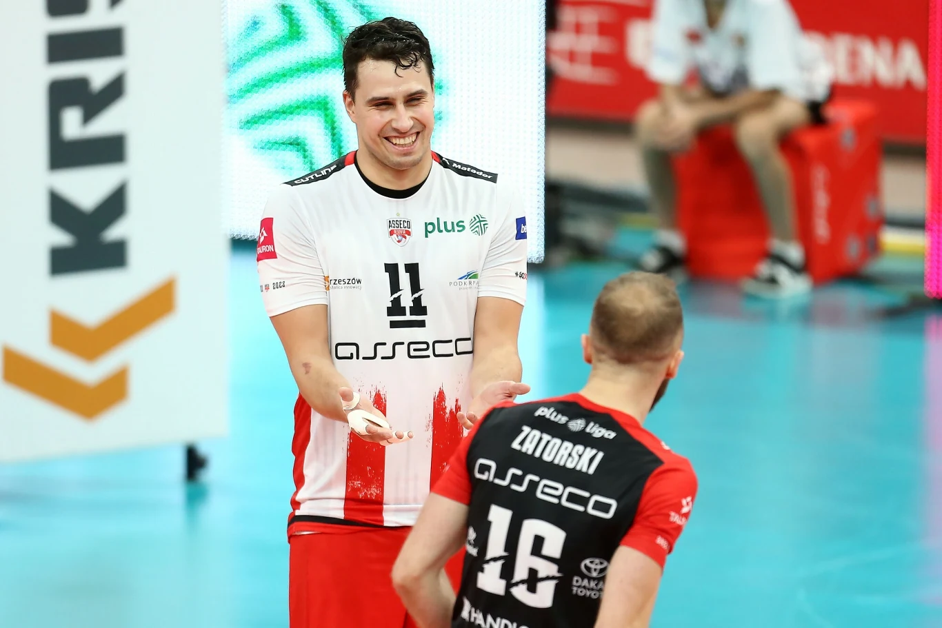 Fabian Drzyzga w barwach Asseco Resovii Rzeszów Fabian Drzyzga w barwach Asseco Resovii Rzeszów