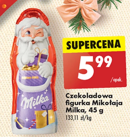 Mikołaj z czekolady Milka