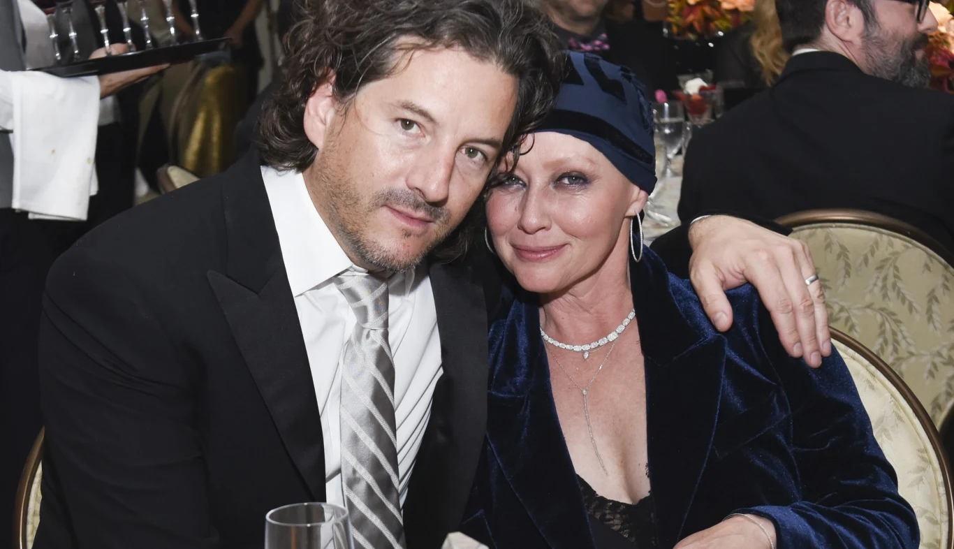 Shannen Doherty z mężem, Kurtem Iswarienko w 2016 roku