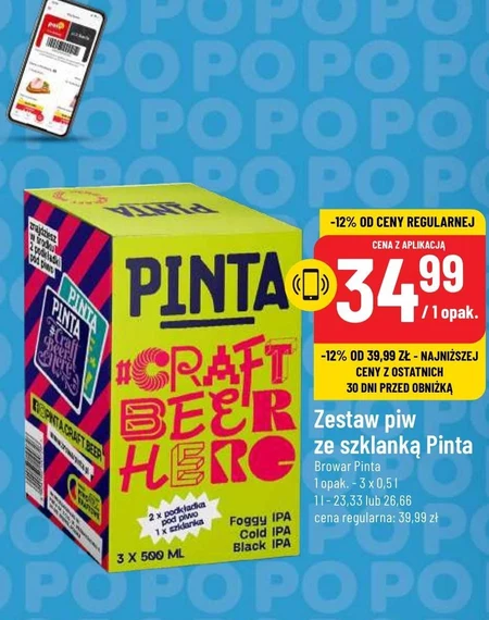 Zestaw piw Pinta