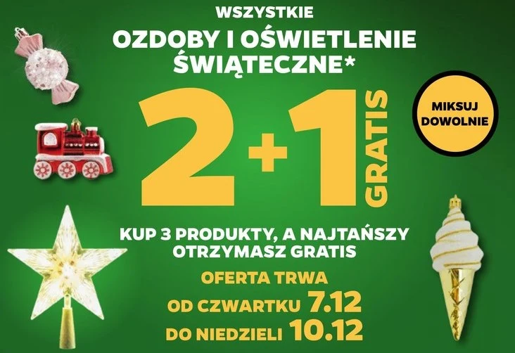 Promocja na dekoracje i oświetlenie świąteczne w Netto