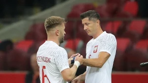 Na zdjęciu moment przekazania opaski kapitana reprezentacji przez Jakuba Błaszczykowskiego Lewandowskiemu.